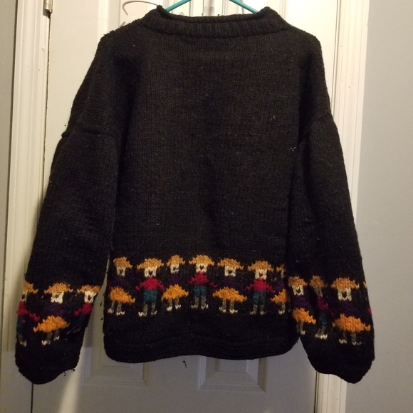 Earth traders women's 100% wool sweater - Picture 3 of 4